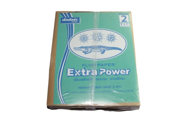 SKI - สกี จำหน่ายสินค้าหลากหลาย และคุณภาพดี | ตราจระเข้ กระดาษทรายขัดไม้ #2 รุ่นเอ็กซ์ตร้า