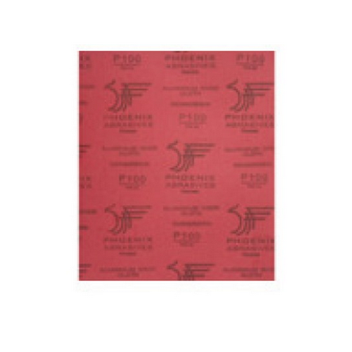 SKI - สกี จำหน่ายสินค้าหลากหลาย และคุณภาพดี | PHOENIX ผ้าทรายหลังแดง #60 (9นิ้วx11นิ้ว) (25แผ่น/มัด)