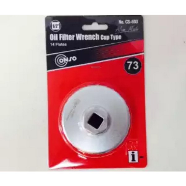 CONSO CS-603 ประแจถอดไส้หม้อกรองแบบถ้วย 73 mm x 14 [CN-1005003] 