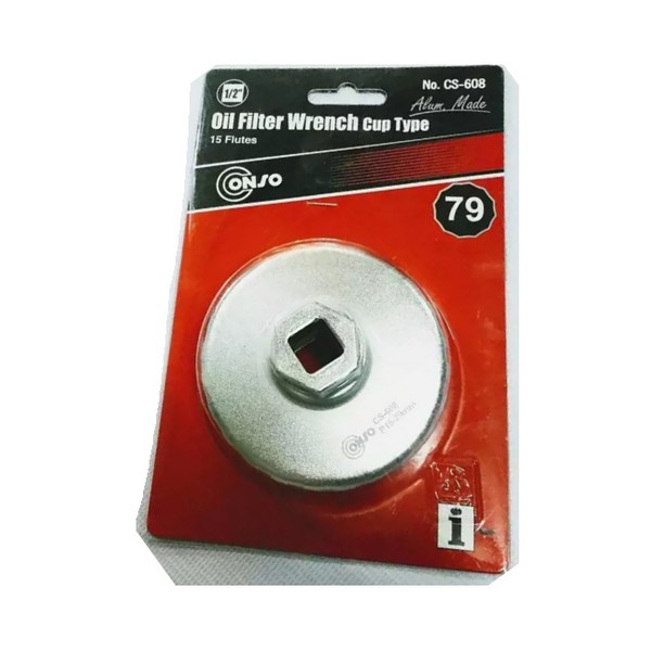 SKI - สกี จำหน่ายสินค้าหลากหลาย และคุณภาพดี | CONSO CS-608 ประแจถอดไส้หม้อกรอง 79 mm x 15 [CN-1005008]