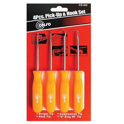 SKI - สกี จำหน่ายสินค้าหลากหลาย และคุณภาพดี | CONSO CS-302 เครื่องมือเกี่ยวดึง 4 ตัวชุด [CN-3401001]