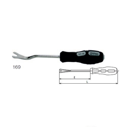 KOKEN 169 ไขควงงัดกิ๊บ 6mm.