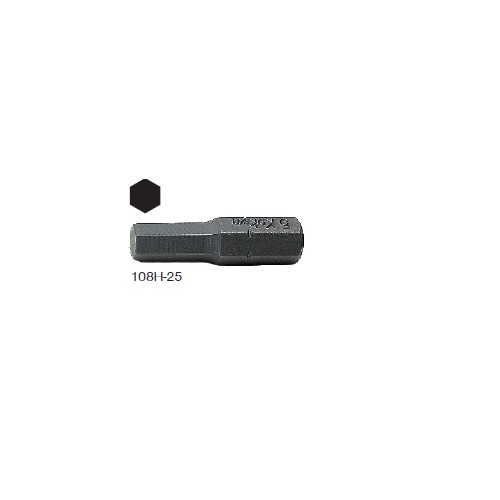 KOKEN 108H-25 ดอกไขควงตอก 4x25 mm. หัว 6P 1/4นิ้ว