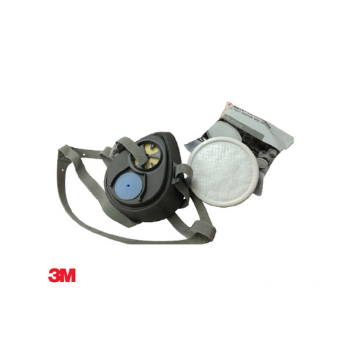 3M #3200-55 #7100078124 ชุดพ่นยาฆ่าแมลง หน้ากากพร้อมตลับกรอง XA100005983