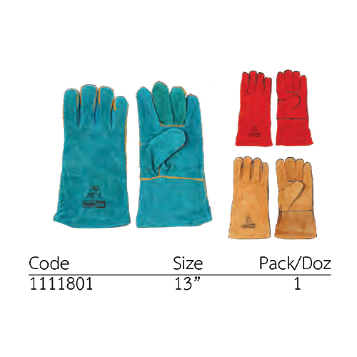 EAGLE ONE ถุงมือหนังขุย รุ่นสั้น 2 สี ขนาด 13 นิ้ว