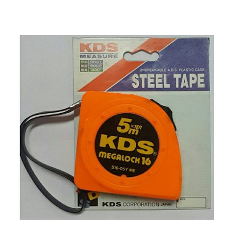 SKI - สกี จำหน่ายสินค้าหลากหลาย และคุณภาพดี | KDS ตลับเมตร MEGALOCK # S16-05YME (สินค้ามีจำนวนจำกัด = มี 5 ลูก)