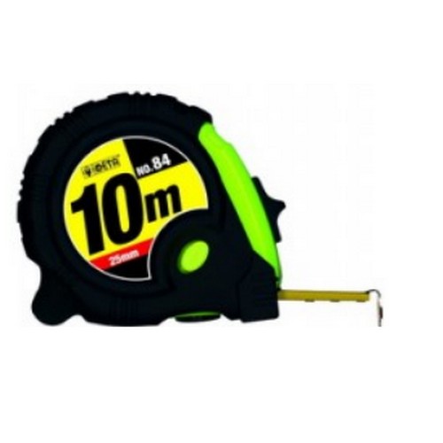 SKI - สกี จำหน่ายสินค้าหลากหลาย และคุณภาพดี | META #84 ตลับเมตรหุ้มยางมีแม่เหล็ก 10.0m.x25mm. (080438)