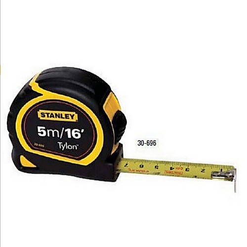SKI - สกี จำหน่ายสินค้าหลากหลาย และคุณภาพดี | STANLEY 30-696N-20-159 ตลับเมตรพลาสติกสีดำ-เหลือง 5 ม. Tylon Tape (SPE)