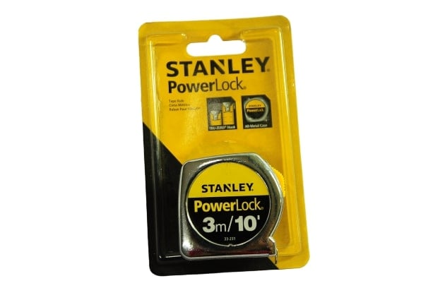 STANLEY 33-231-21-109 ตลับเมตรชุบโครเมี่ยม 3 ม. Powerlock Tape Rule (Exthai)