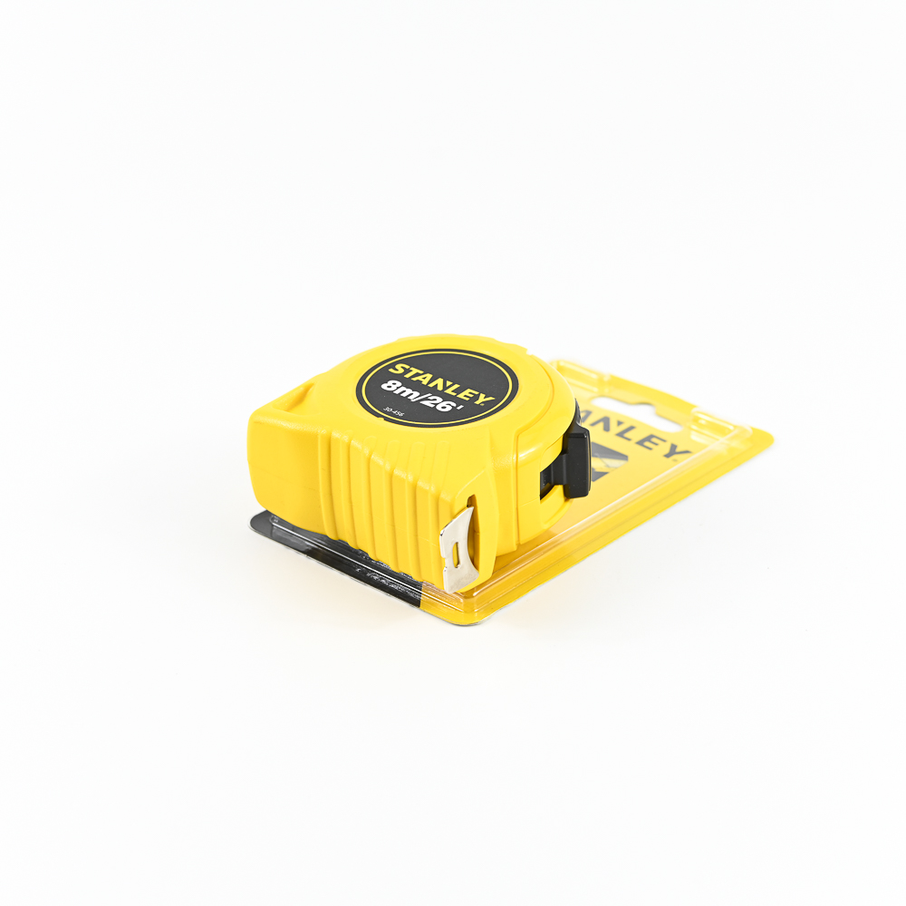 STANLEY 30-456N-21-109 ตลับเมตรพลาสติกสีเหลือง 8 ม. Global Tapes (SPE) 