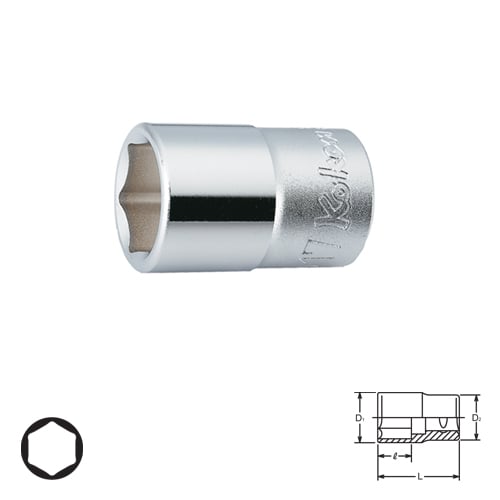 SKI - สกี จำหน่ายสินค้าหลากหลาย และคุณภาพดี | KOKEN 4400M-29 ลูกบ๊อก 1/2นิ้ว-6P-29mm.