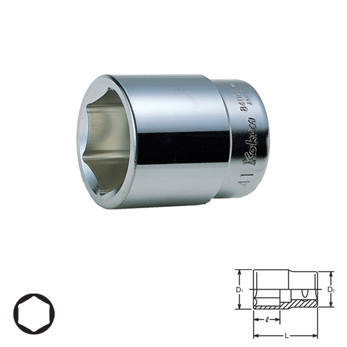 SKI - สกี จำหน่ายสินค้าหลากหลาย และคุณภาพดี | KOKEN 8400M-37 ลูกบ๊อก 1นิ้ว-6P-37mm.