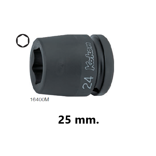 KOKEN 16400M-25 ลูกบ๊อกลมสั้น 3/4นิ้ว-6P-25mm.