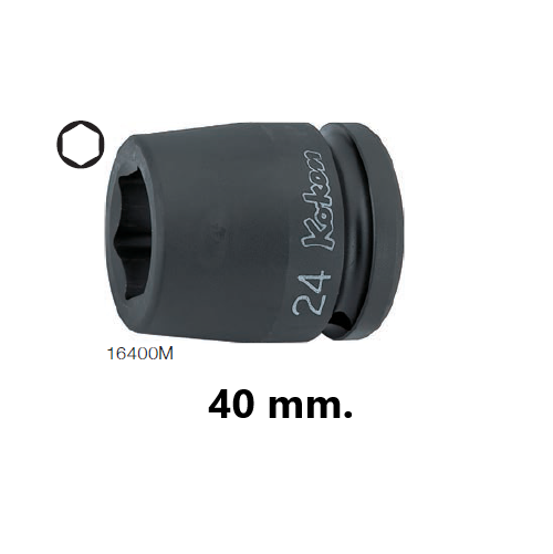 KOKEN 16400M-40 ลูกบ๊อกลมสั้น 3/4นิ้ว-6P-40mm.