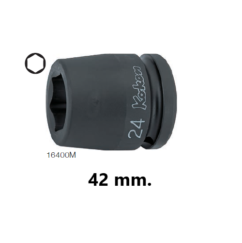 SKI - สกี จำหน่ายสินค้าหลากหลาย และคุณภาพดี | KOKEN 16400M-42 ลูกบ๊อกลมสั้น 3/4นิ้ว-6P-42mm.