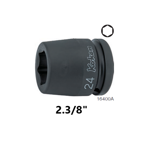 KOKEN 16400A-2.3/8 ลูกบ๊อกลมสั้น 3/4นิ้ว-6P-2.3/8นิ้ว