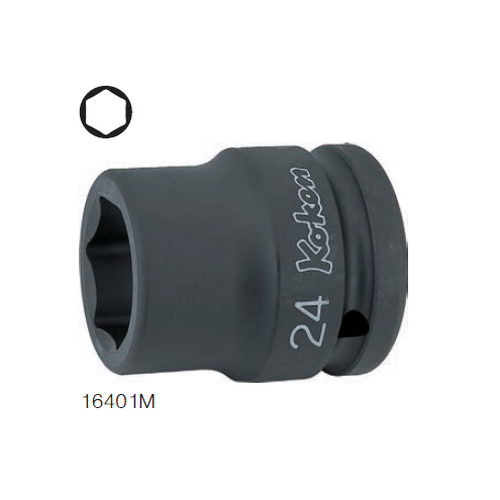 KOKEN 16401M-42 ขอบบาง ลูกบ๊อกลมสั้น 3/4นิ้ว-6P-42mm.