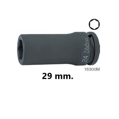 KOKEN 16300M-29 ลูกบ๊อกลมยาว 3/4นิ้ว-6P-29mm.