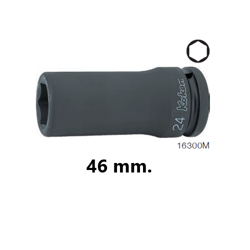 KOKEN 16300M-46 ลูกบ๊อกลมยาว 3/4นิ้ว-6P-46mm.