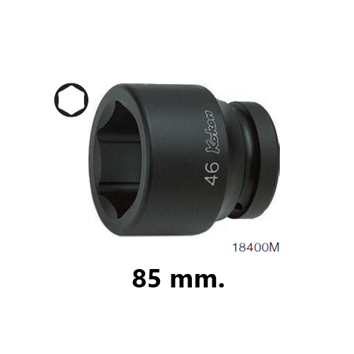 KOKEN 18400M-85 ลูกบ๊อกลมสั้น 1นิ้ว-6P-85mm.
