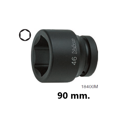 SKI - สกี จำหน่ายสินค้าหลากหลาย และคุณภาพดี | KOKEN 18400M-90 ลูกบ๊อกลมสั้น 1นิ้ว-6P-90mm.