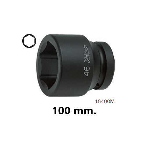 SKI - สกี จำหน่ายสินค้าหลากหลาย และคุณภาพดี | KOKEN 18400M-100 ลูกบ๊อกลมสั้น 1นิ้ว-6P-100mm.