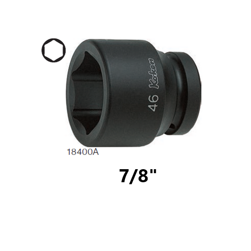 SKI - สกี จำหน่ายสินค้าหลากหลาย และคุณภาพดี | KOKEN 18400A-7/8 ลูกบ๊อกลมสั้น 1นิ้ว6P-7/8นิ้ว