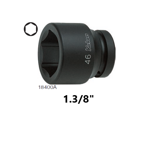 SKI - สกี จำหน่ายสินค้าหลากหลาย และคุณภาพดี | KOKEN 18400A-1.3/8 ลูกบ๊อกลมสั้น 1นิ้ว6P-1.3/8นิ้ว