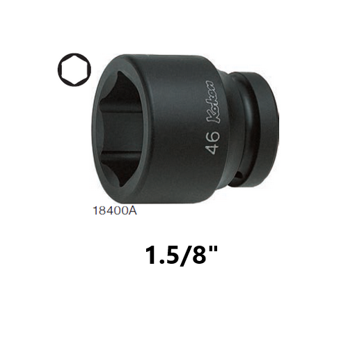 KOKEN 18400A-1.5/8 ลูกบ๊อกลมสั้น 1นิ้ว6P-1.5/8นิ้ว