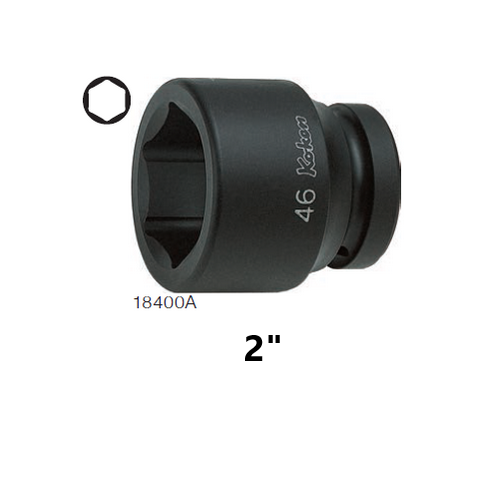 SKI - สกี จำหน่ายสินค้าหลากหลาย และคุณภาพดี | KOKEN 18400A-2 ลูกบ๊อกลมสั้น 1นิ้ว6P-2นิ้ว