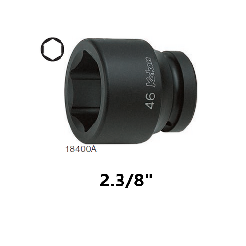 KOKEN 18400A-2.3/8 ลูกบ๊อกลมสั้น 1นิ้ว6P-2.3/8นิ้ว
