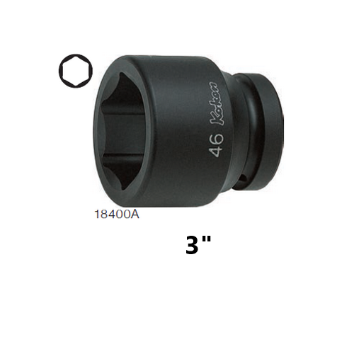 SKI - สกี จำหน่ายสินค้าหลากหลาย และคุณภาพดี | KOKEN 18400A-3 ลูกบ๊อกลมสั้น 1นิ้ว6P-3นิ้ว