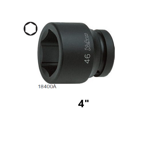 KOKEN 18400A-4 ลูกบ๊อกลมสั้น 1นิ้ว6P-4นิ้ว