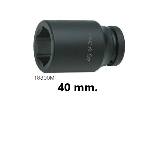 SKI - สกี จำหน่ายสินค้าหลากหลาย และคุณภาพดี | KOKEN 18300M-40 ลูกบ๊อกลมยาว 1นิ้ว-6P-40mm.