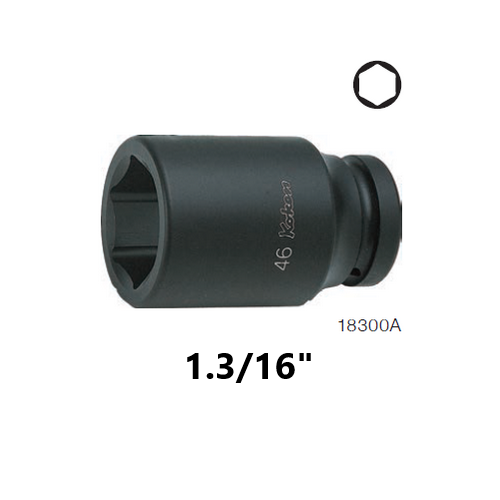 SKI - สกี จำหน่ายสินค้าหลากหลาย และคุณภาพดี | KOKEN 18300A-1.3/16 ลูกบ๊อกลมยาว 1นิ้ว-6P-1.3/16นิ้ว