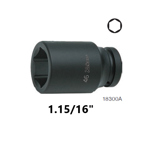 SKI - สกี จำหน่ายสินค้าหลากหลาย และคุณภาพดี | KOKEN 18300A-1.15/16 ลูกบ๊อกลมยาว 1นิ้ว-6P-1.15/16นิ้ว