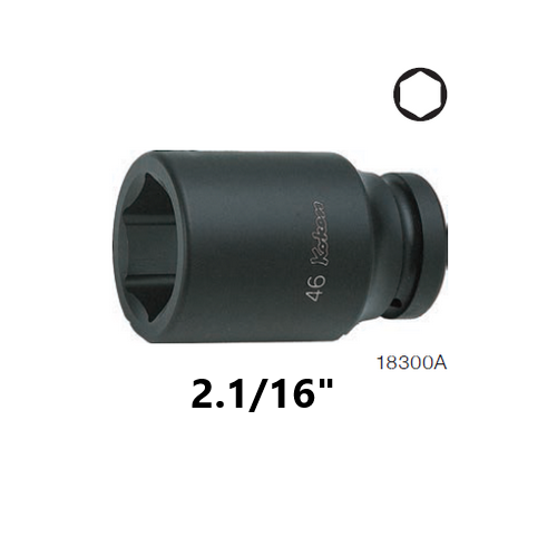 SKI - สกี จำหน่ายสินค้าหลากหลาย และคุณภาพดี | KOKEN 18300A-2.1/16 ลูกบ๊อกลมยาว 1นิ้ว-6P-2.1/16นิ้ว