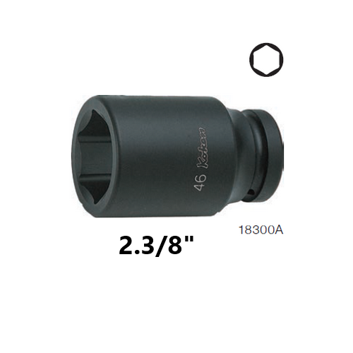 SKI - สกี จำหน่ายสินค้าหลากหลาย และคุณภาพดี | KOKEN 18300A-2.3/8 ลูกบ๊อกลมยาว 1นิ้ว-6P-2.3/8นิ้ว