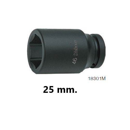 KOKEN 18301M-25 ลูกบ๊อกลมยาว 1นิ้ว-6P-25mm.