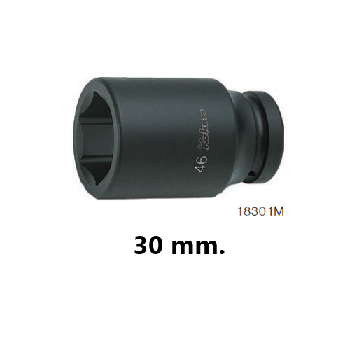 SKI - สกี จำหน่ายสินค้าหลากหลาย และคุณภาพดี | KOKEN 18301M-30 ลูกบ๊อกลมยาว 1นิ้ว-6P-30mm.