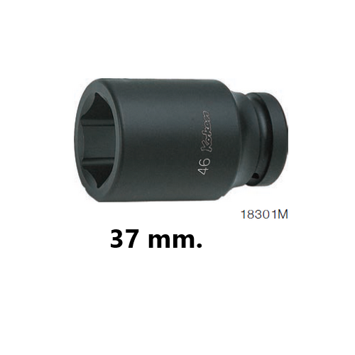 KOKEN 18301M-37 ลูกบ๊อกลมยาว 1นิ้ว-6P-37mm.