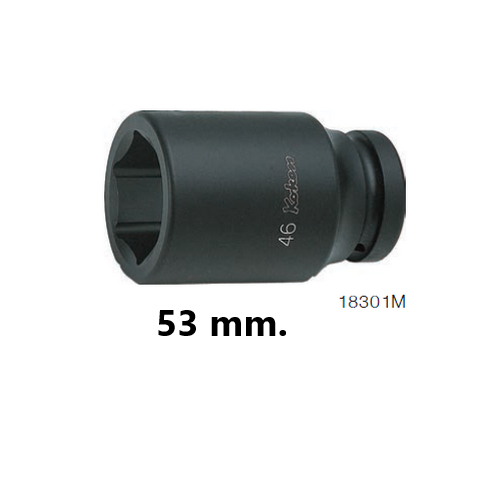 SKI - สกี จำหน่ายสินค้าหลากหลาย และคุณภาพดี | KOKEN 18301M-53  ลูกบ๊อกลมยาว 1นิ้ว-6P-53mm.