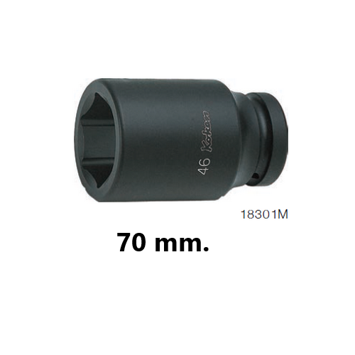 SKI - สกี จำหน่ายสินค้าหลากหลาย และคุณภาพดี | KOKEN 18301M-70  ลูกบ๊อกลมยาว 1นิ้ว-6P-70mm.