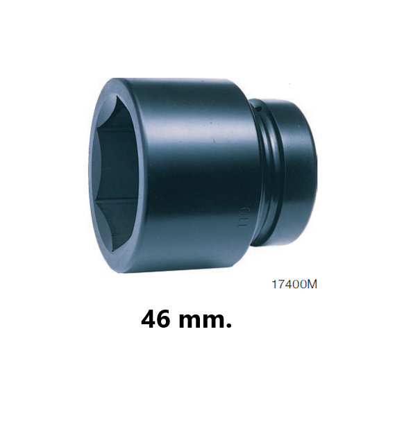 KOKEN 17400M-46 ลูกบ๊อกลมสั้น 1.1/2นิ้ว-6P-46mm.
