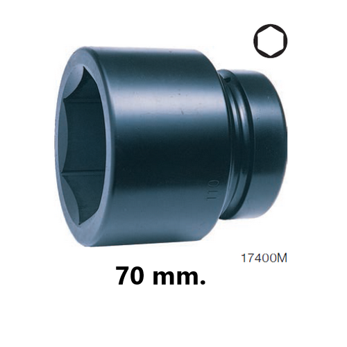 KOKEN 17400M-70 ลูกบ๊อกลมสั้น 1.1/2นิ้ว-6P-70mm.