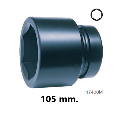 SKI - สกี จำหน่ายสินค้าหลากหลาย และคุณภาพดี | KOKEN 17400M-105 ลูกบ๊อกลมสั้น 1.1/2นิ้ว-6P-105mm.