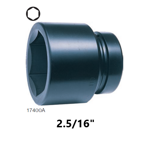 KOKEN 17400A-2.5/16 ลูกบ๊อกลมสั้น 1.1/2นิ้ว-6P-2.5/16นิ้ว