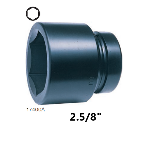 KOKEN 17400A-2.5/8 ลูกบ๊อกลมสั้น 1.1/2นิ้ว-6P-2.5/8นิ้ว