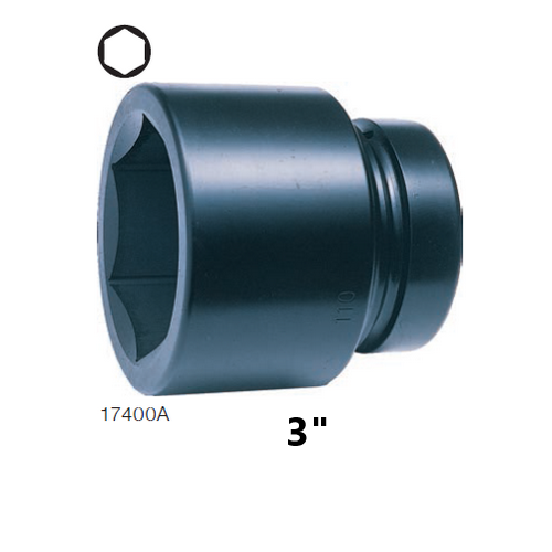 KOKEN 17400A-3 ลูกบ๊อกลมสั้น 1.1/2นิ้ว-6P-3นิ้ว