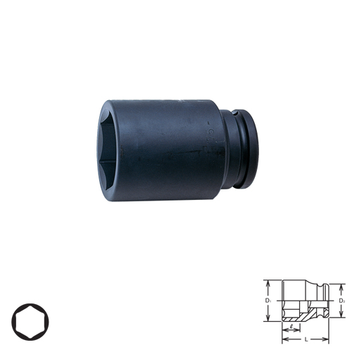 SKI - สกี จำหน่ายสินค้าหลากหลาย และคุณภาพดี | KOKEN 17300M-41 ลูกบ๊อกลมยาว 1.1/2นิ้ว-6P-41mm.